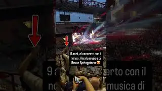 La musica vera unisce le generazioni❗️❤️😍🎸 #brucespringsteen #rock #giovaniinfesta