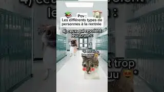POV : les diff&eacute;rents types de personnes &agrave; la rentr&eacute;e 🤣