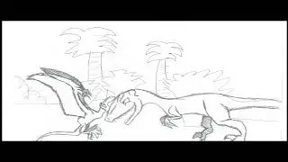 Dawn of the Dinosaur Concept Storyboard:Rick Have to be King?