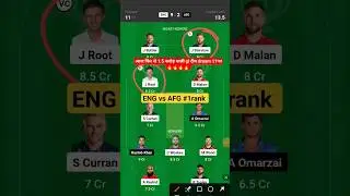ENG vs AFG Dream11 Team | ENG vs AFG Dream11 Prediction|#shorts#viral #engvsafg#dream11#wtc2023