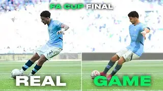 Crystal Palace 1-0 Man City FA Cup Final (EAFC 25 Recreation)