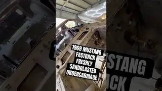 1969 Mustang Coupe to Fastback Conversion Sandblasting Update #musclecar #carrestoration #mustang
