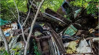 CAR GRAVEYARD ON LAKE MICHIGAN | Former Neighborhood Lost To The Lake