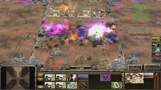 GLA Toxin - Command & Conquer Generals Zero Hour - 1 vs 7 China Tank  HARD Gameplay