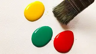 Easy Acrylic Painting Technique -- On The Mystery Way Painting With Easy Steps