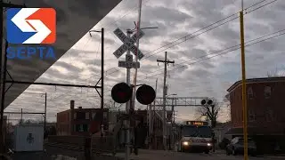 New Railroad Crossing Signals | Walnut Street Railroad Crossing, North Wales, PA