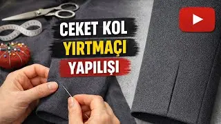 Ceket Kol Ağzı Yırtmacı Yapılışı(Kol Ağzına Kapalı Yırtmaç Yapılışı)