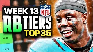 Week 13 Fantasy Football RB Rankings (Top 35)