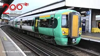 Southern Class 377 Electrostar | 377305 + 377324 depart Clapham Junction - 21/12/2025