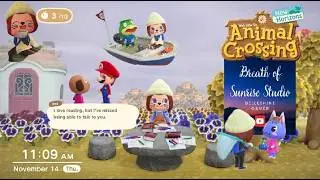 Уютное осеннее путешествие по Animal Crossing
