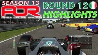 F1 2016 - AOR S13 Round 12 - Italy Highlights