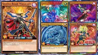 RUSH DUELS # Rush Dragon Dragears  Sevens Road Magician  Sevens Road Witch   セブンスロード・マジシャン  連撃竜ドラギアス