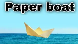 || Paper boat || Origami || Kripa crafty bug ||