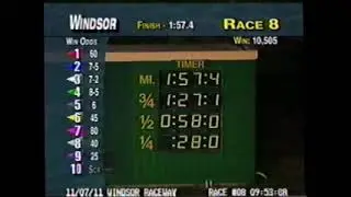 2001 Windsor Raceway YANKEE FRIBBLE Mario Baillargeon OSS Gold 3YO Filly Trot Final $100,000