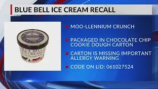 Blue Bell recalls ice cream product over nut allergy risk