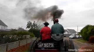 Hollowell road run Onboard 1912 allchin traction engine 