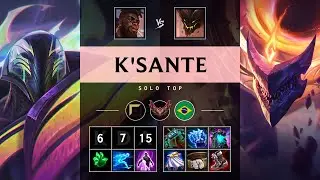 K'Sante Top vs Malphite - BR Grandmaster Patch 25.07