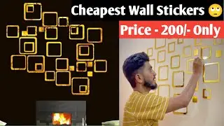 Beautiful Wall sticker Only 200 Ruppes || wall stickers || flipkart latest wall sticker