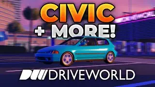 *HONDA CIVIC* + UI IMPROVEMENT *LEAKS* In Drive World! (Roblox)