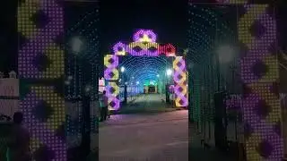 Pixel jhalar Road sealing decoration | Pixel led decoration #trending #viral #decoration #light