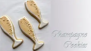How To Decorate Champagne Cookies
