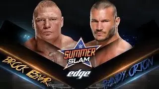 WWE Summerslam 2016 Randy Orton Vs Brock lesner Full Match [WWE2K16]