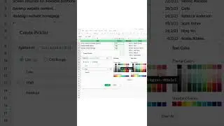 Using picklists for quick data entry | #zohosheet | #shorts