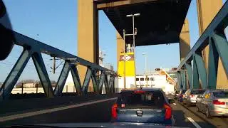 Caland bridge from the car.mp4