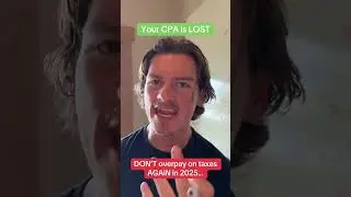 DON&rsquo;T overpay on taxes AGAIN in 2025&hellip; #tax #wealth #moneytok