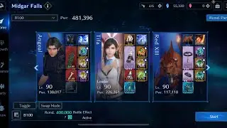 Final Fantasy 7 Ever Crisis - Tower of Cetra B100 clear (no OB10 weap)