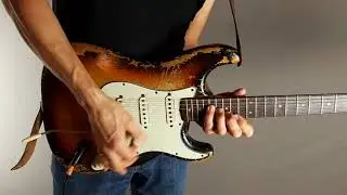 Pure clean singlecoil guitar sound without effects