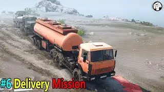 Spintires MudRunner Challenge 6 Delivery Mission | American Wilds Gameplay 6 [1080p60FPS] The Gamerz