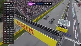 Lance Stroll overtake on Valtteri Bottas at last lap of Canadian GP 2023