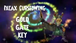 Wizard101: Ixcax CursedWing Gold Gate Key (1 Round Strategy) | Indomitable Silver Dragons