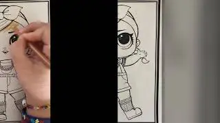 How To Color Shorty LOL Surprise Dolls | Colored Pencils