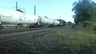 CSX 3341 Leads Mixed Freight - 10/04/2025