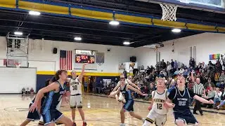 The Final 30 seconds of Regulation and Overtime in Oceanside @ Medomak Valley