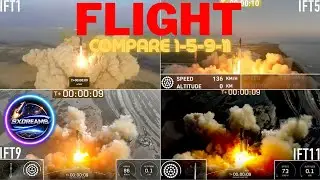 This Is How Starship Evolved | Flights 1&ndash;5&ndash;9&ndash;11 Compared