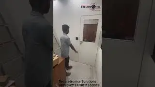 Biometric access control system installation #biometricsystem Securetronics Solutions 9819042124