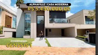 GÊNESIS 1 – CASA NOVA 4 dormitórios à venda, 452 m² – Alphaville - SP