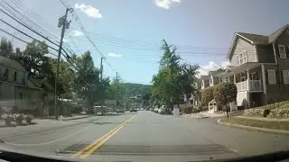 Driving Through Upper Nyack and Nyack NY to the Cuomo (Tappanzee) Bridge
