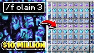 INSANELY RICH OVERCLAIM RAID! ($10 MILLION) | Minecraft Factions | SaicoPvP | Overlord Realm [9]