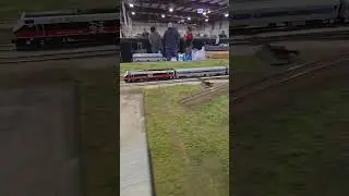 N Scale Metro-North at the Amherst train show. #modeltrains #trains #railfan #hobby #trainshow