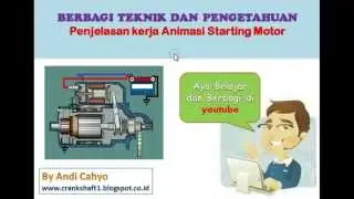 Kerja Starting Motor pada engine