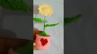 crochet pot#crochet #viral