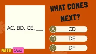 NO NUMBERS Math quiz to test your IQ| Pattern Recognition| Sequencing Letters