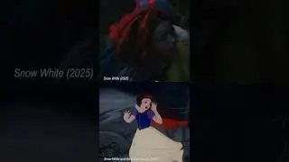 Snow White 1937 vs 2025 🍎  #disney #snowwhite #rachelzegler