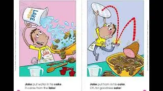 Jake Bakes a Cake -  Word families