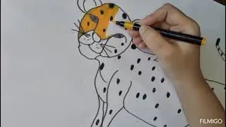 # Cheetah drawing