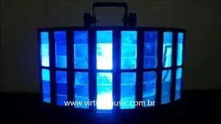 Double Quad Derby Led RGBW - www.virtualmusic.com.br